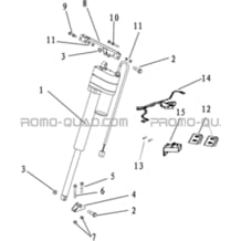 SYSTEME DE LEVAGE pour Hytrack All cylindrical All Years JOBBER 1100 DMAXX FULL