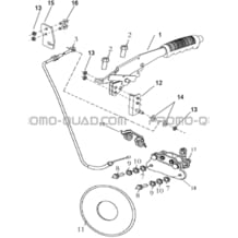 FREIN DE PARKING pour Hytrack All cylindrical All Years JOBBER 1100 DMAXX FULL