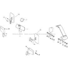 RETROVISEURS   CEINTURES DE SECURITE pour Hytrack All cylindrical All Years JOBBER 1100 DMAXX FULL