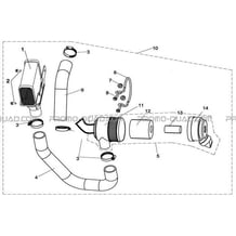 FILTRE A AIR   ADMISSION D AIR VARIATEUR pour Hytrack Toutes les cylindrées Toutes les années JOBBER 1100 DMAXX FULL