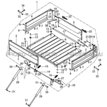BENNE ANCIENNE VERSION pour Hytrack Toutes les cylindrées Toutes les années JOBBER 300 4x2 4x4
