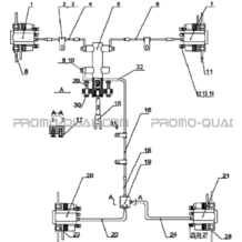 SYSTEME DE FREINAGE pour Hytrack Toutes les cylindrées Toutes les années JOBBER 300 4x2 4x4