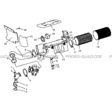 FILTRE A AIR pour Hytrack Toutes les cylindrées Toutes les années JOBBER 300 4x2 4x4