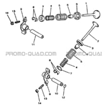 SOUPAPES pour Hytrack Toutes les cylindrées Toutes les années JOBBER 300 4x2 4x4