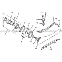 ARBRE A CAMES AVEC DISTRIBUTION pour Hytrack Toutes les cylindrées Toutes les années JOBBER 300 4x2 4x4