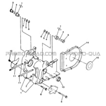 CARTER MOTEUR pour Hytrack Toutes les cylindrées Toutes les années JOBBER 300 4x2 4x4