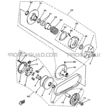 VARIATEUR   EMBRAYAGE pour Hytrack Toutes les cylindrées Toutes les années JOBBER 300 4x2 4x4