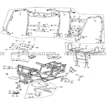 CHASSIS pour Hytrack Toutes les cylindrées Toutes les années JOBBER 400 4x4