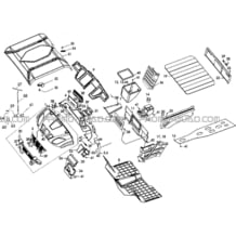 CARROSSERIE pour Hytrack Toutes les cylindrées Toutes les années JOBBER 400 4x4