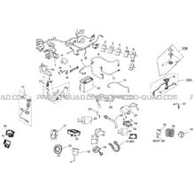 SYSTEME ELECTRIQUE pour Hytrack Toutes les cylindrées Toutes les années JOBBER 400 4x4