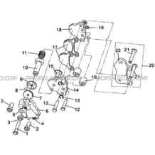 ETREIR DE FREIN DE PARKING pour Hytrack All cylindrical All Years JOBBER 400 4x4