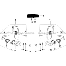 RETROVISEURS pour Hytrack All cylindrical All Years JOBBER 400 4x4