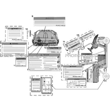 ETIQUETTES DE SECURITE pour Hytrack Toutes les cylindrées Toutes les années JOBBER 400 4x4