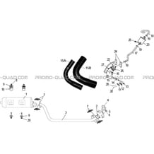 ECHAPPEMENT pour Hytrack Toutes les cylindrées Toutes les années JOBBER 400 4x4