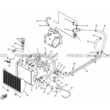 CIRCUIT DE REFROIDISSEMENT pour Hytrack Toutes les cylindrées Toutes les années JOBBER 400 4x4