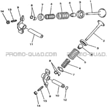 SOUPAPES pour Hytrack All cylindrical All Years JOBBER 400 4x4