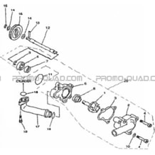 POMPE A EAU pour Hytrack Toutes les cylindrées Toutes les années JOBBER 400 4x4