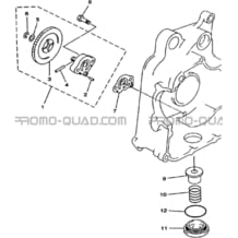 POMPE A HUILE pour Hytrack Toutes les cylindrées Toutes les années JOBBER 400 4x4