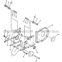 CARTER MOTEUR pour Hytrack All cylindrical All Years JOBBER 400 4x4