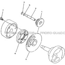 ROUE LIBRE DE DEMARREUR pour Hytrack All cylindrical All Years JOBBER 400 4x4