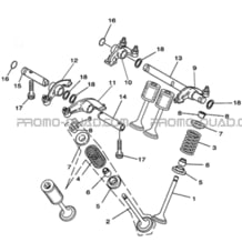 SOUPAPES   CULBUTEURS pour Hytrack All cylindrical All Years JOBBER 700 AP 2012