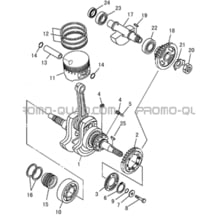 PISTON   EMBIELLAGE pour Hytrack Toutes les cylindrées Toutes les années JOBBER 700 AP 2012