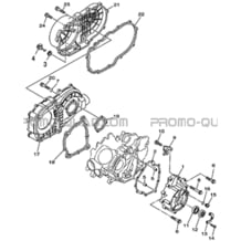 CACHE CARTER pour Hytrack Toutes les cylindrées Toutes les années JOBBER 700 AP 2012