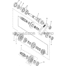 TRANSMISSION pour Hytrack Toutes les cylindrées Toutes les années JOBBER 700 AP 2012