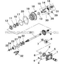 CARDAN pour Hytrack Toutes les cylindrées Toutes les années JOBBER 700 AP 2012