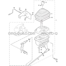 TRINGLERIE DE VITESSES pour Hytrack Toutes les cylindrées Toutes les années JOBBER 700 AP 2012