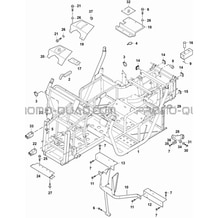 CHASSIS pour Hytrack Toutes les cylindrées Toutes les années JOBBER 700 AP 2012