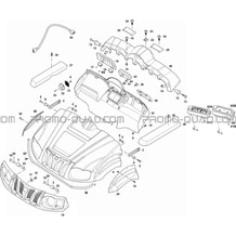 CARROSSERIE AVANT   DECORATION pour Hytrack All cylindrical All Years JOBBER 700 AP 2012