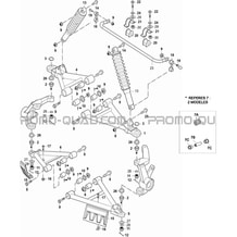 SUSPENSION AVANT pour Hytrack Toutes les cylindrées Toutes les années JOBBER 700 AP 2012