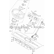 COLONNE DE DIRECTION pour Hytrack Toutes les cylindrées Toutes les années JOBBER 700 AP 2012