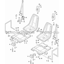 SIEGES pour Hytrack Toutes les cylindrées Toutes les années JOBBER 700 AP 2012