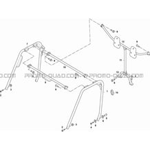 ENSEMBLE ARCEAUX pour Hytrack Toutes les cylindrées Toutes les années JOBBER 700 AP 2012