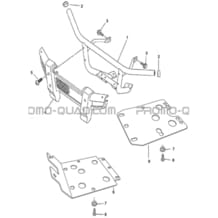 PARE-CHOCS pour Hytrack Toutes les cylindrées Toutes les années JOBBER 700 AP 2012