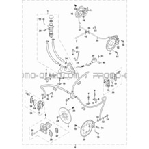 SYSTEME DE FREINAGE pour Hytrack All cylindrical All Years JOBBER 700 AP 2012