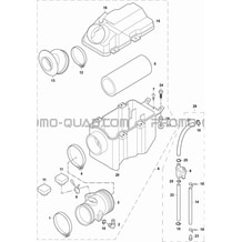 FILTRE A AIR pour Hytrack All cylindrical All Years JOBBER 700 AP 2012