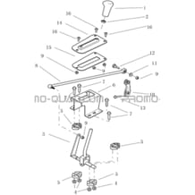 SELECTEUR DE VITESSES pour Hytrack Toutes les cylindrées Toutes les années JOBBER 700 MAXX