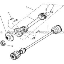 CARDANS pour Hytrack Toutes les cylindrées Toutes les années JOBBER 700 MAXX