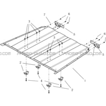 PLATEAU pour Hytrack Toutes les cylindrées Toutes les années JOBBER 700 MAXX