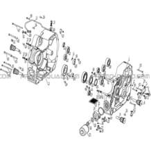 CARTER MOTEUR pour Hytrack All cylindrical All Years JOBBER 700 MAXX