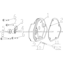 CARTER DE BV pour Hytrack Toutes les cylindrées Toutes les années JOBBER 700 MAXX