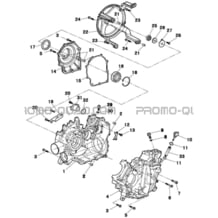 CARTERS MOTEUR pour Hytrack Toutes les cylindrées Toutes les années JOBBER 750 MAXX