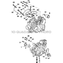 POMPE A HUILE pour Hytrack Toutes les cylindrées Toutes les années JOBBER 750 MAXX