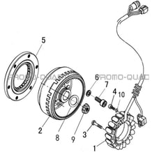 ALTERNATEUR pour Hytrack Toutes les cylindrées Toutes les années JOBBER 750 MAXX