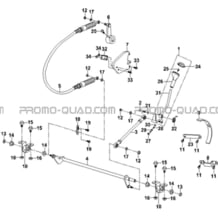 TRINGLERIE DE VITESSES pour Hytrack Toutes les cylindrées Toutes les années JOBBER 750 MAXX