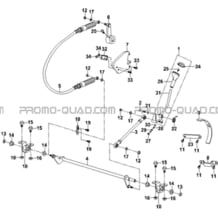 TRINGLERIE DE VITESSES pour Hytrack Toutes les cylindrées Toutes les années JOBBER 750 MAXX