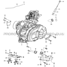 SUPPORT MOTEUR pour Hytrack All cylindrical All Years JOBBER 750 MAXX